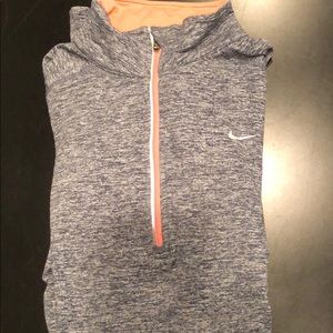 NWOT Half zip reflective pull over